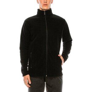 ET TU Black Full Zip Fleece Jackets